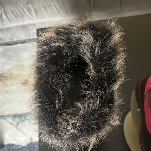 Pink and Gray Winter Boots with Faux Fur - Picture 7 of 14